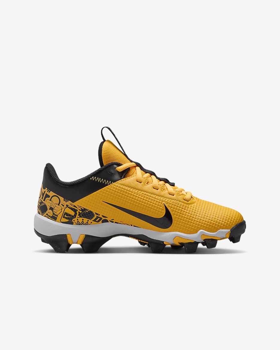 Nike orange and black cleats best sale